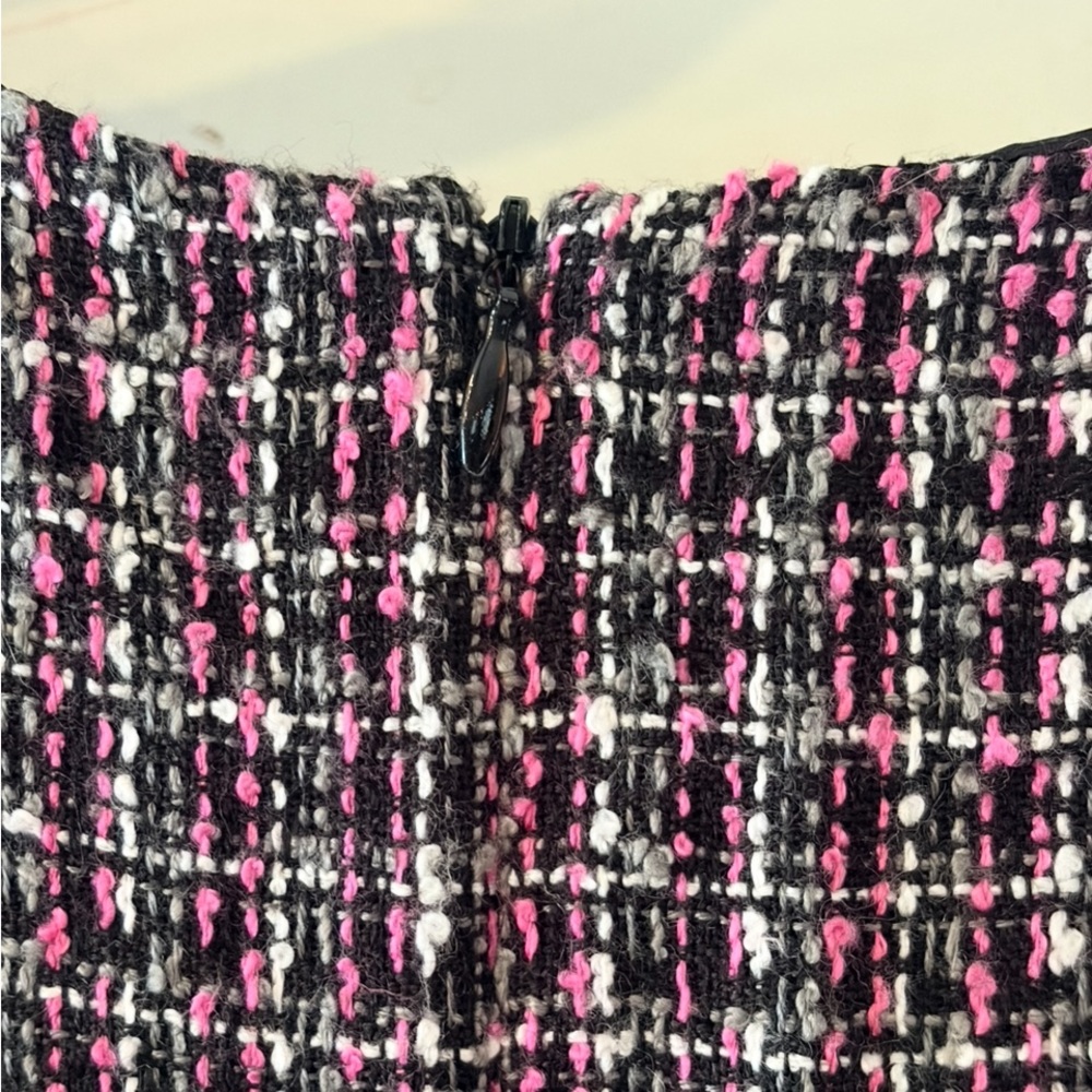 Rabbit Tweed Dress drop waist pleated bottom size 12 - Picture 6 of 8
